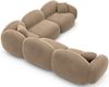 Ecksofa Mirello L Form aus Samtstoff - Samtstoff - braun Bild 4