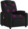 vidaXL Massagesessel Schwarz Stoff 372379 Bild 2