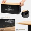 KingLux Aufbewahrungsbox 3Stk. Kartoffel Aufbewahrungsbox, Hält Gemüse Länger Frisch (3 St) Bild 3