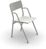 Flip-up Chair - Gartenstuhl achatgrau Bild 2