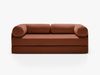 Micadoni Sofa Dreamy 3-Sitzer Strukturierter Stoff Liberty Ziegel Bild 2