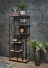 Regal ALCOTT, Holz/Metall, klappbar Bild 2