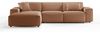 KAWOLA Sofa RANI Ecksofa Cord rost Recamiere links 71 x 189 x 299 cm Bild 3