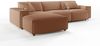 KAWOLA Sofa RANI Ecksofa Cord rost Recamiere links 71 x 189 x 299 cm Bild 2