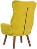 vidaXL Entspannungsstuhl Gelb 69 x 74 x 93 cm Samt 42001841 Bild 5
