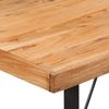 vidaXL Bartisch 110x55x107 cm Massivholz Akazie und Eisen 356370 Bild 5