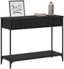 vidaXL Konsolentisch Sonstiges Schwarz Eichen-Optik 100 x 34.5 x 75 cm 883512 Bild 3