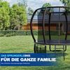 HOMALL Gartentrampolin Kindertrampolin Ø305/366, Gewicht 150kg, Ø 228 cm, (228 cm, Ø 228/305/366/427 cm, mit Sicherheitsnetz und Leiter, 360° Schutzgitter) Bild 4