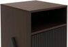 Nachttisch HWC-O40, Kommode Beistelltisch Nachtschrank Schrank, Schublade MDF Metall Melamin 59x40x40cm ~ Walnuss-Optik Bild 5