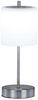 FHL easy 850348 LED Akku Tischleuchte Riva nickelfarben Glas opal matt CCT Bild 2