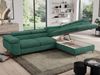 Mks Möbel 'Pedro L-Form' Ecksofa mit Schlaffunktion, verstellbaren Kopfstützen & Bettkasten, Grün, Stoff, rechts Bild 4