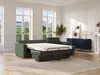 Vente-unique - VIZIR Sofa Stoff Grün - B 223 cm94 cm x H 110 cm95 cm x L 302 cm Bild 3
