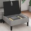 vidaXL Sofa-Hocker mit Stauraum Hellgrau Samt 42027133 Bild 3
