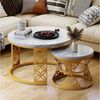 HAUSS SPOLE Couchtisch rund 2er-Satztisch Beistelltisch Sofatisch mit hitzebeständiger Platte (2-St) Bild 5