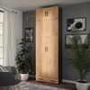 Mehrzweckschrank Ingo Anthrazit/Goldkraft Eiche 80 x 241.2 cm mit Schrankaufsatz und Schubladenmodul Vicco Bild 3