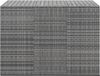 vidaXL Garten-Kissenbox PE Rattan 145x100x103 cm Grau 317231 Bild 3