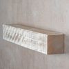 Levandeo® Wandregal, levandeo Wandregal Holz Massiv 60x10cm Shabby Chic Wandboard Regal Bild 3