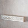 Levandeo® Wandregal, levandeo Wandregal Holz Massiv 60x10cm Shabby Chic Wandboard Regal Bild 2