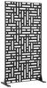 Trennwand Bernalda 180x90 cm Stahl Schwarz [casa. pro] Bild 4