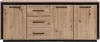 Vente-unique - NALAMANE Sideboard Holz, Platte Beige - B 40 cm x H 75 cm x L 180 cm Bild 2