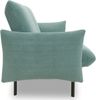 DOMO. collection Sofa 700 003, 2-Sitzer Liege, Rechteckig, Schlaffunktion, Füße mit Filzgleitern, 2er Couch, Polstergarnitur, 234 x 95 x 102 cm (BxTxH), mint Bild 4