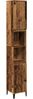 vidaXL Badschrank Altholz-Optik 30x30x190 cm Holzwerkstoff 857105 Bild 2
