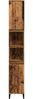 vidaXL Badschrank Altholz-Optik 30x30x190 cm Holzwerkstoff 857105 Bild 5
