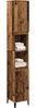 vidaXL Badschrank Altholz-Optik 30x30x190 cm Holzwerkstoff 857105 Bild 3