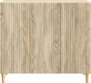 vidaXL Sideboard Sonoma-Eiche 89 x 34,5 x 80 cm Holzwerkstoff 894647 Bild 4
