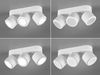LED-Deckenleuchte Taurus, Metall, Weiß, 27 x 11 x 9 cm Bild 5