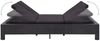 vidaXL 2-Personen-Sonnenliege mit Auflage Schwarz Poly Rattan 46241 Bild 5