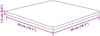 vidaXL Tischplatte Quadratisch Dunkelbraun 50x50x1,5cm Eiche Behandelt 343015 Bild 4