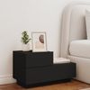 vidaXL Nachttisch mit LED-Leuchten Schwarz 70x36x40,5 cm 836778 Bild 3
