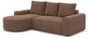 Stoff Ecksofa Gomera L-Form Kurz - Strukturstoff - Braun - Links Bild 5