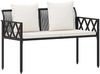 vidaXL Bänke für Outdoor 2 -Seater 116 x 56 x 75 cm Poly-Rattan 42025352 Bild 2