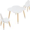 Kindersitzgruppe Epim mit Wolkendesign Weiß [en. casa] Bild 4