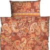 CASATEX Bettwäsche Sentta Orange Satin 135 x 200 + 80 x 80 cm Bild 2