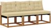 vidaXL 3 Stück Outdoor Mittelsofa 900612 Bild 2