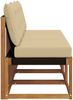 vidaXL 3 Stück Outdoor Mittelsofa 900612 Bild 5