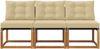 vidaXL 3 Stück Outdoor Mittelsofa 900612 Bild 4