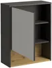 Vente-unique - YANGRA Bathroom vanity unit Holz, Platte Grau - B 25 cm x H 75 cm x L 60 cm Bild 3