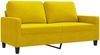 vidaXL 2-Sitzer-Sofa Gelb 140 cm Samt 359205 Bild 2