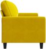 vidaXL 2-Sitzer-Sofa Gelb 140 cm Samt 359205 Bild 5