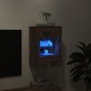 vidaXL TV-Wandschrank mit LED-Leuchten Räuchereiche 40x30x60,5 cm 837086 Bild 3