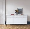 AX LIVING Sideboard mit Schubladen Eternas KSZ154 154 cm Modern Weiß Bild 2