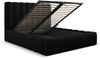 Micadoni Bett Kelp Strukturierter Stoff Moly Schwarz 140x200 Bild 4