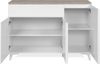 Kommode >Bertrix< in Sandstein / weiß - 133x92x40cm (BxHxT) Bild 4