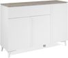 Kommode >Bertrix< in Sandstein / weiß - 133x92x40cm (BxHxT) Bild 5
