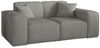 Sofa Designersofa CELES PREMIUM 2-Sitzer in Stoff Scala Grau Bild 2