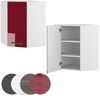 Eckhängeschrank Fame-Line Bordeaux Hochglanz 57 cm Vicco Bild 5